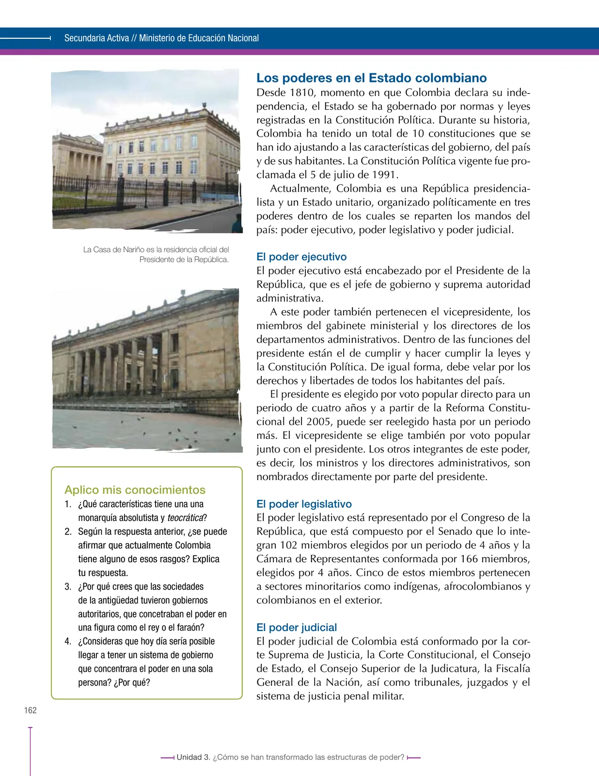 Miniatura página 162 de Ciencias Sociales 6° · Secundaria Activa