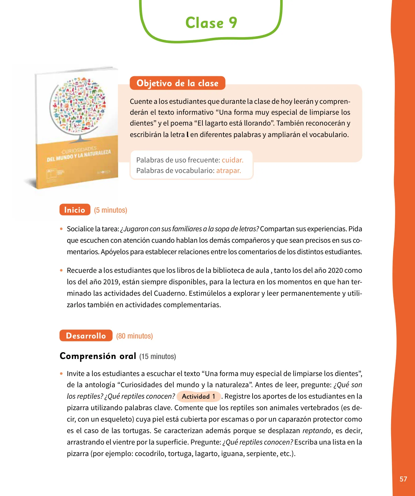 Página 58 de Lenguaje y Comunicación – Primero Básico | Texto del Estudiante MINEDUC – Descargar PDF · 2024