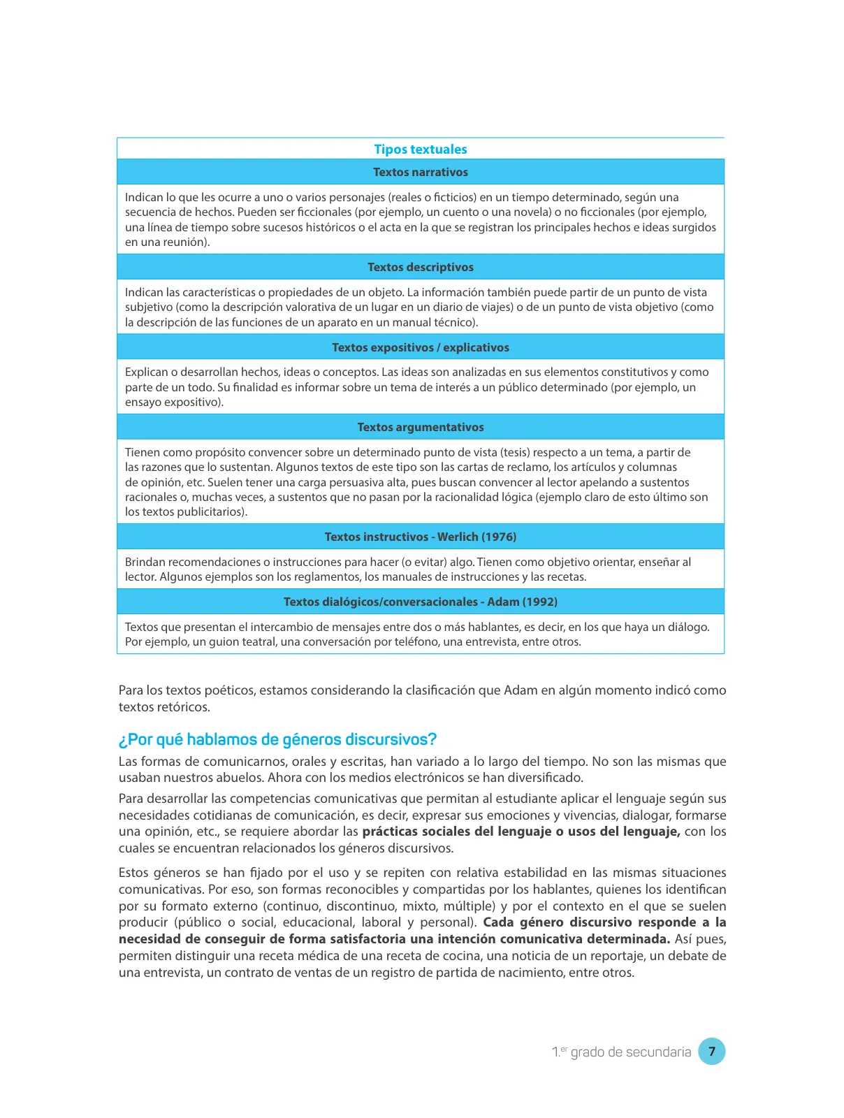 Página 9 de Comprensión lectora : manual para el docente de primer grado de Secundaria 2018 · 2018