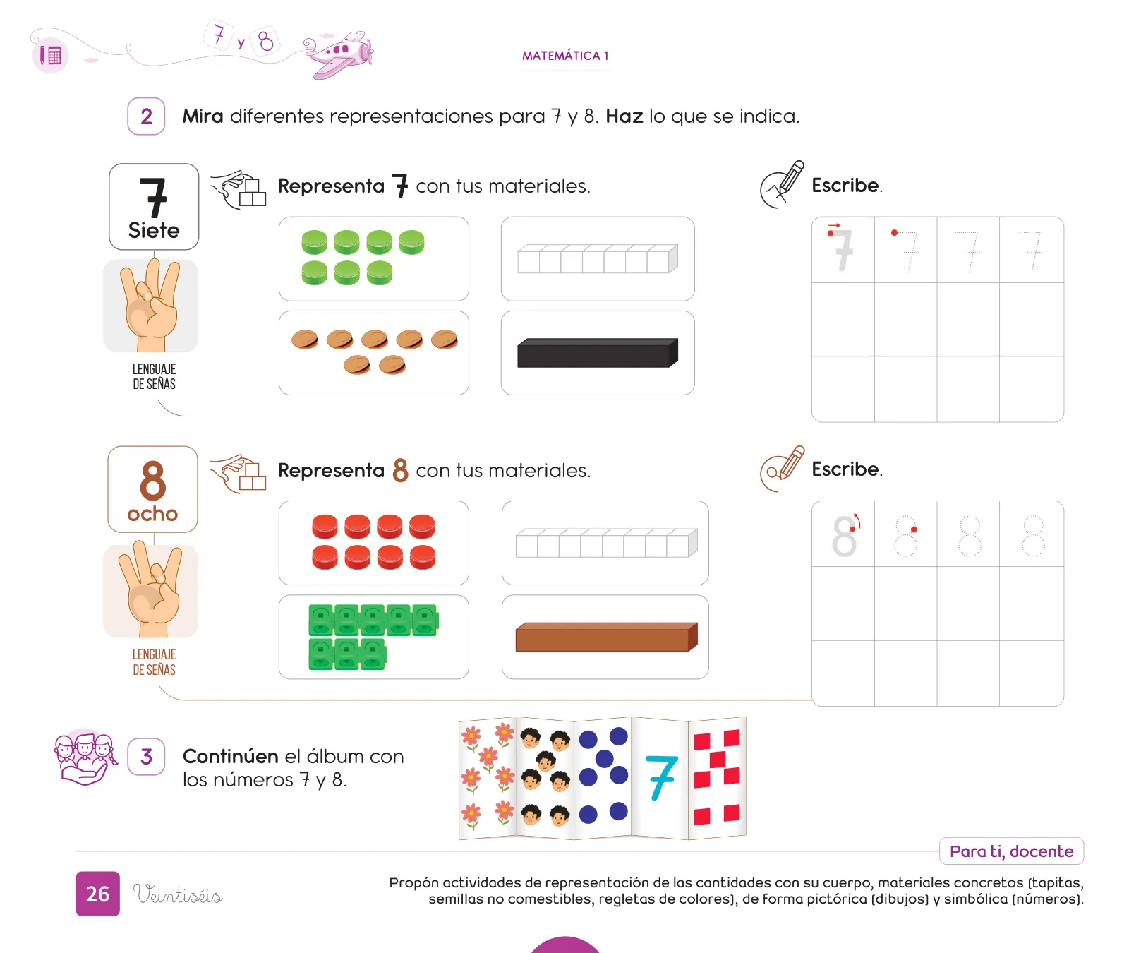Miniatura página 28 de Cuadernillo de Matemática 1. Primer grado de Primaria · 2024