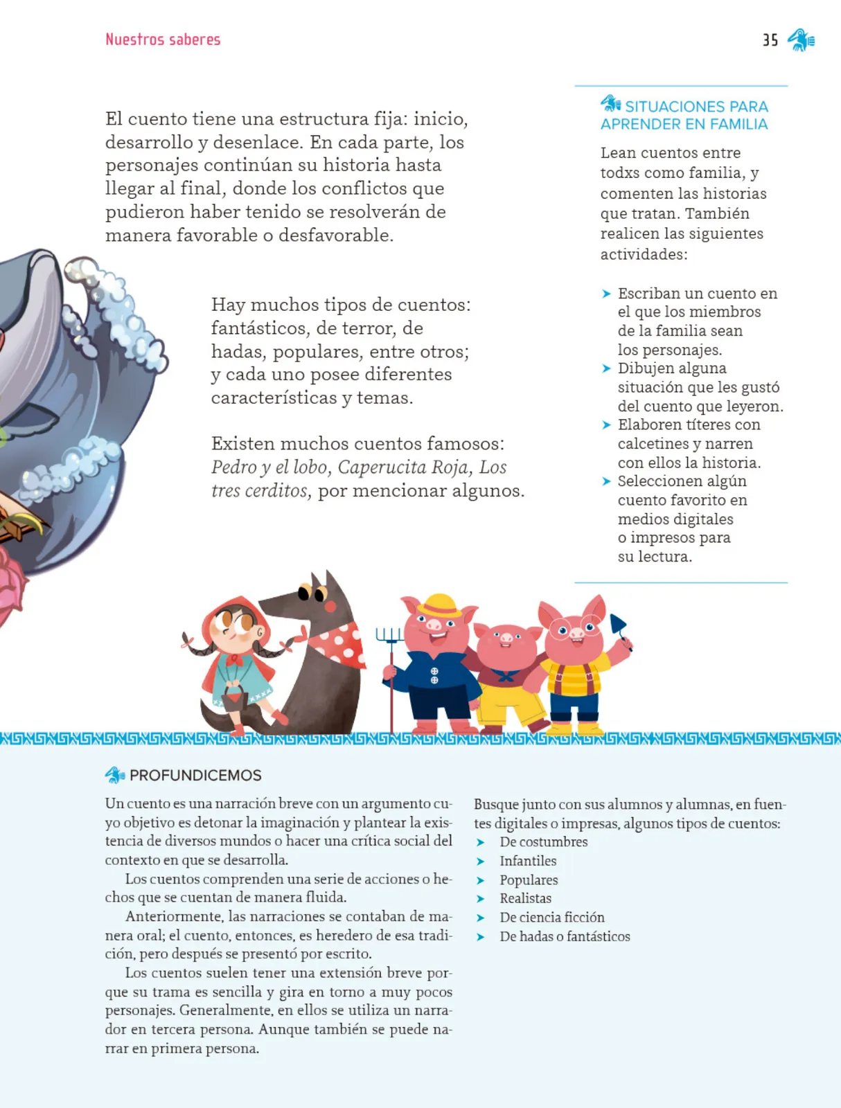 Página 36 de Nuestros saberes: Libro para alumnos, maestros y familia. Libro de Educación Primaria Grado 2° Ciclo Escolar 2025 - 2026