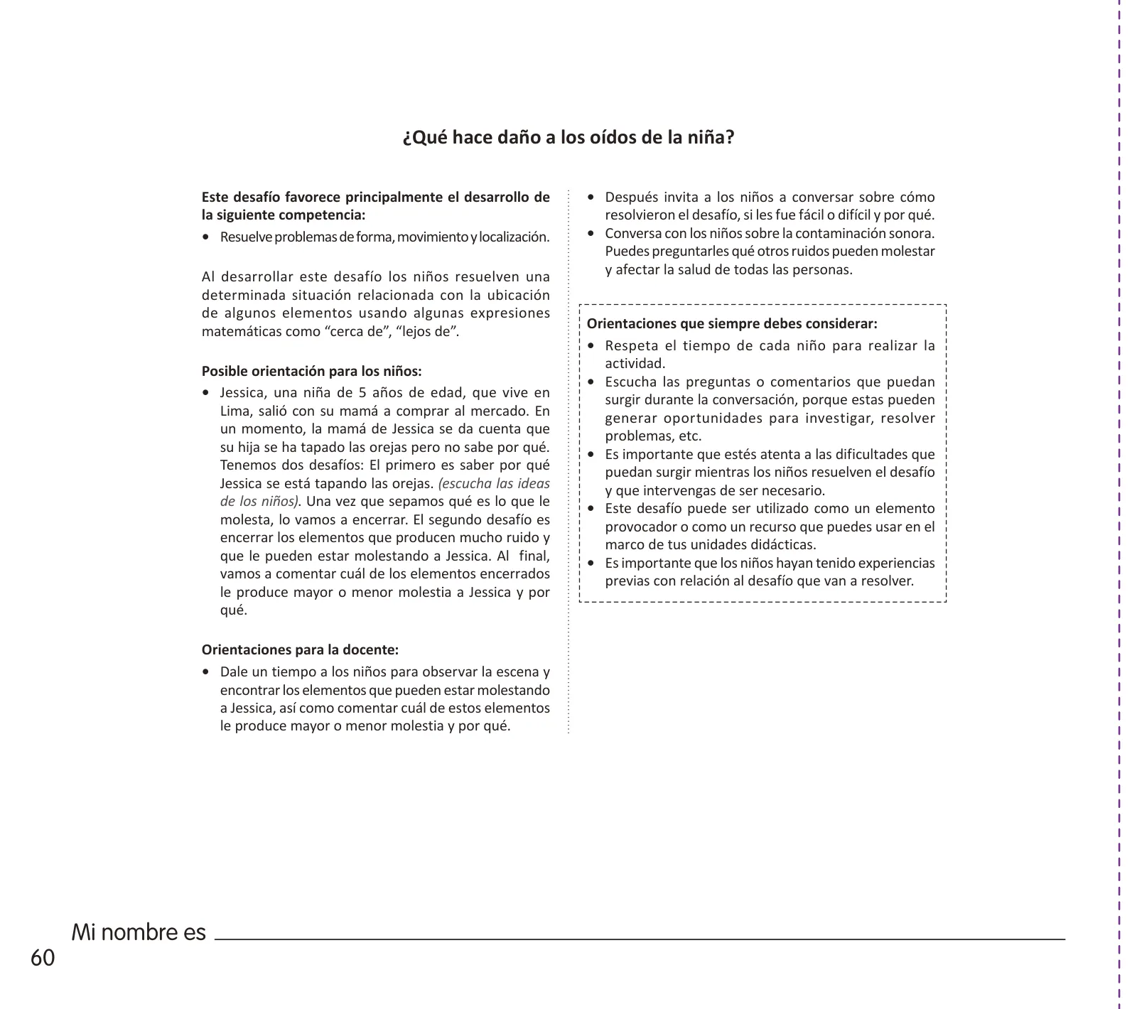 Página 62 de Crea, resuelve y aprende. Material impreso para niñas y niños de 5 años · 2024