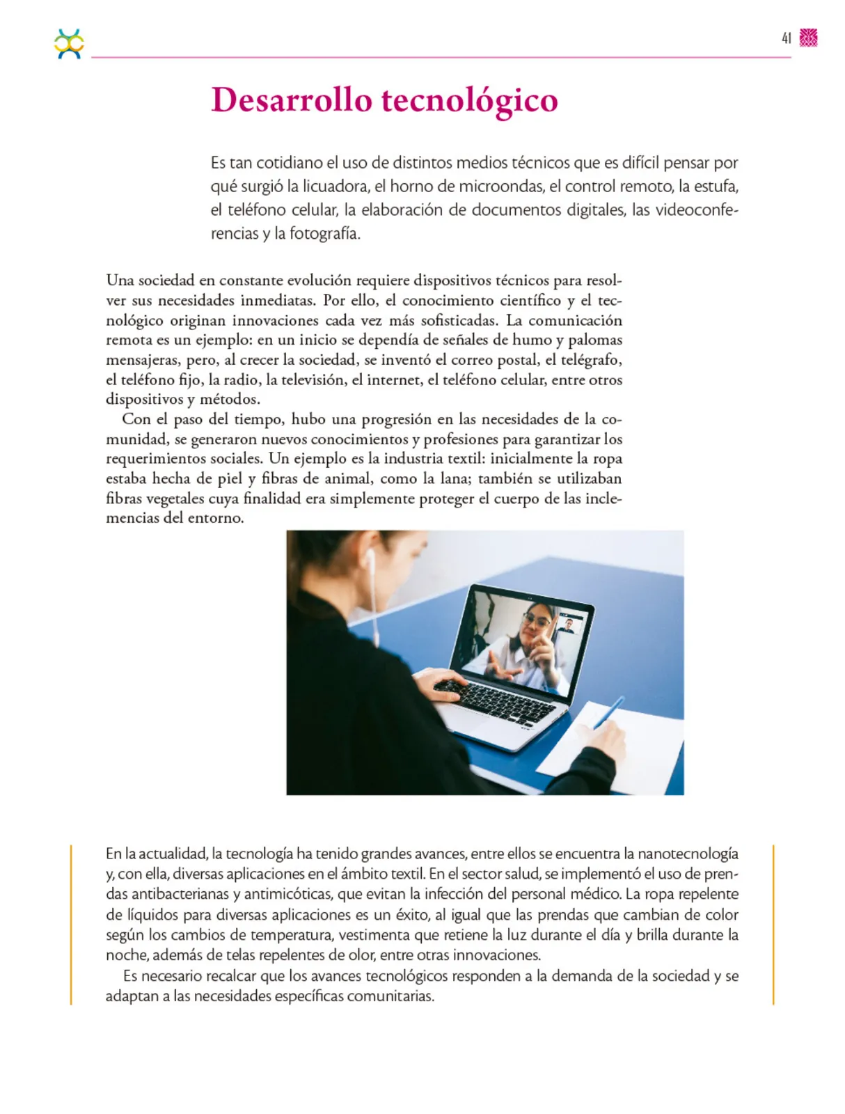 Miniatura página 42 de Colección Ximhai. De lo humano y lo comunitario.   Libro de Educación Secundaria Grado 1°  Ciclo Escolar 2025 - 2026