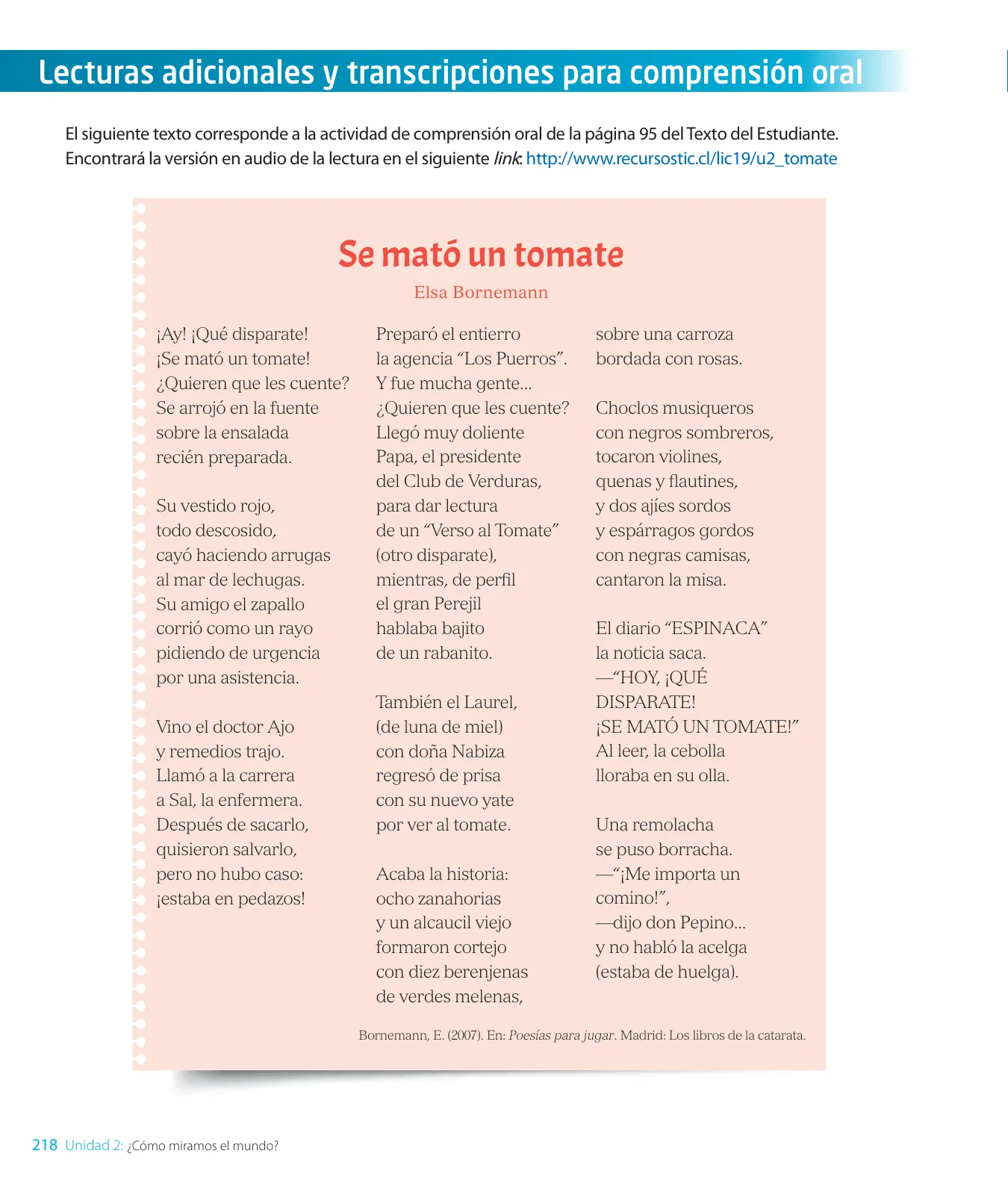 Página 220 de Lenguaje y Comunicación – Segundo Básico – Texto del Estudiante MINEDUC – Descargar PDF · 2024