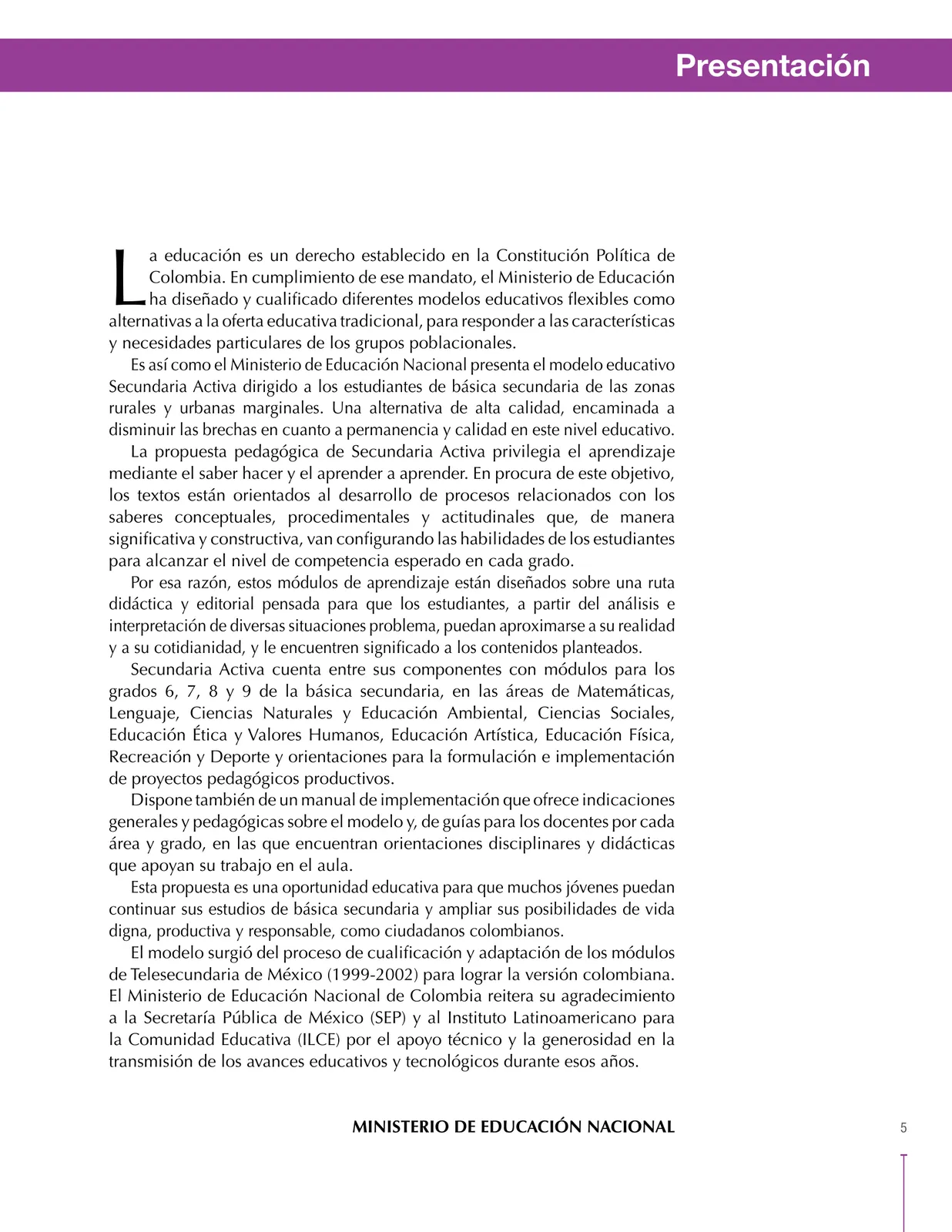 Miniatura página 5 de Ciencias Sociales 8° · Secundaria Activa