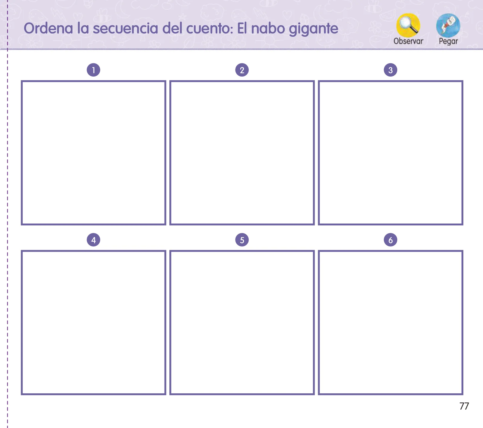 Página 79 de Crea, resuelve y aprende. Material impreso para niñas y niños de 5 años · 2024