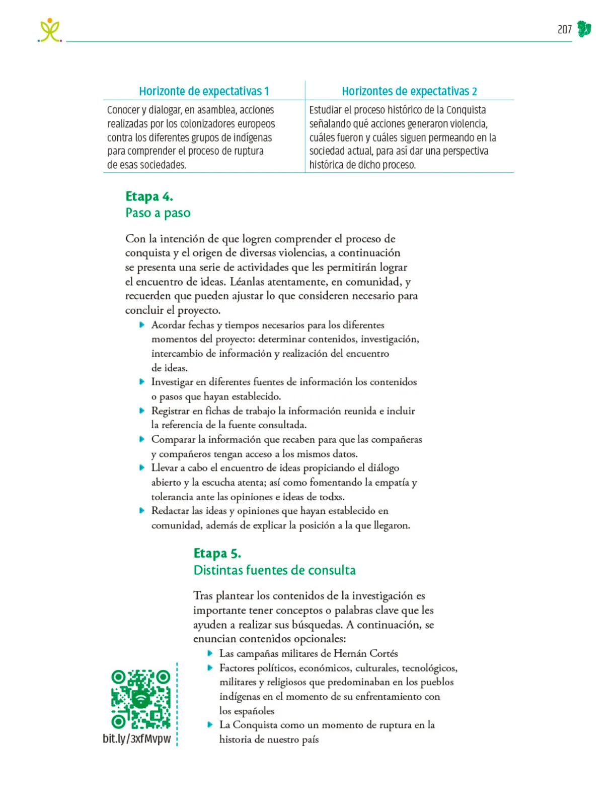 Miniatura página 208 de Colección Sk´asolil. Nuestro libro de Proyectos. Tomo I.    Libro de Educación Telesecundaria Grado 2°  Ciclo Escolar 2025 - 2026