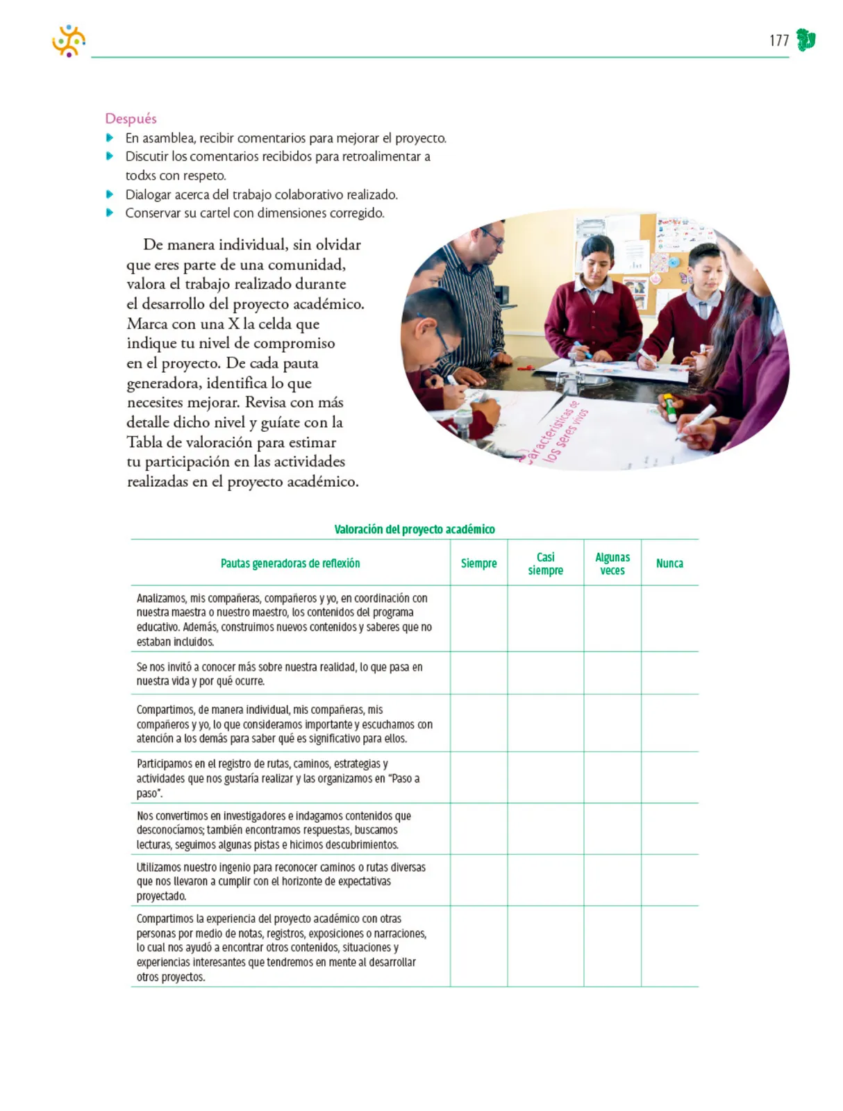 Página 178 de Colección Ximhai. Nuestro libro de Proyectos. Tomo I.   Libro de Educación Telesecundaria Grado 1°  Ciclo Escolar 2025 - 2026