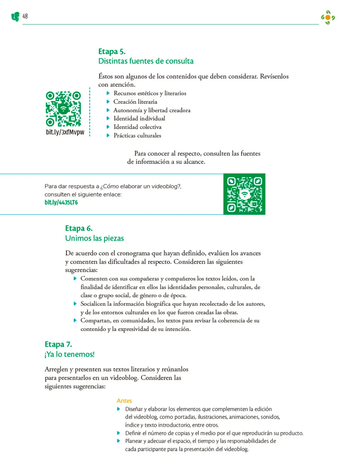 Página 49 de Colección Sk´asolil. Nuestro libro de Proyectos. Tomo II. Libro de Educación Telesecundaria Grado 2° Ciclo Escolar 2025 - 2026