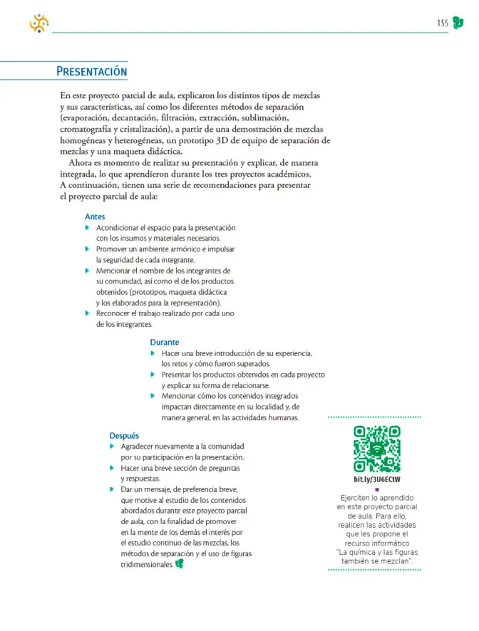 Página 156 de Colección Nanahuatzin. Nuestro libro de Proyectos. Tomo I. Libro de Educación Telesecundaria Grado 3° Ciclo Escolar 2025 - 2026