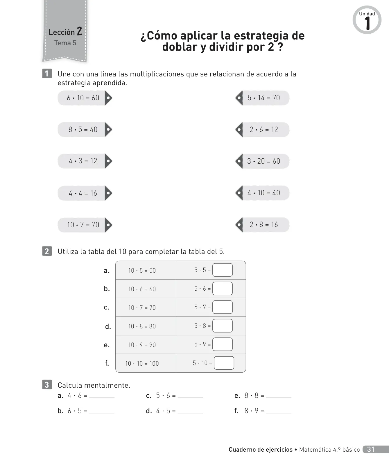 Página 32 de Matemática – Cuarto Básico | Texto del Estudiante MINEDUC – Descargar PDF · 2024