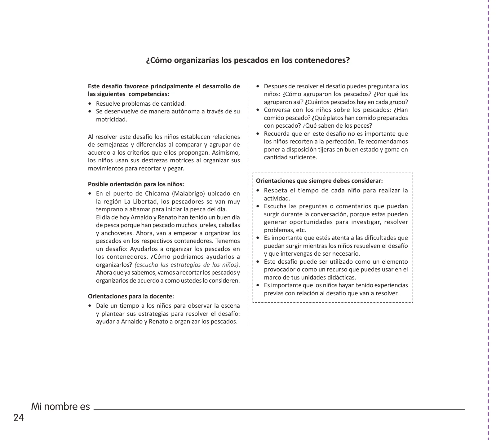 Miniatura página 26 de Crea, resuelve y aprende. Material impreso para niñas y niños de 5 años · 2024