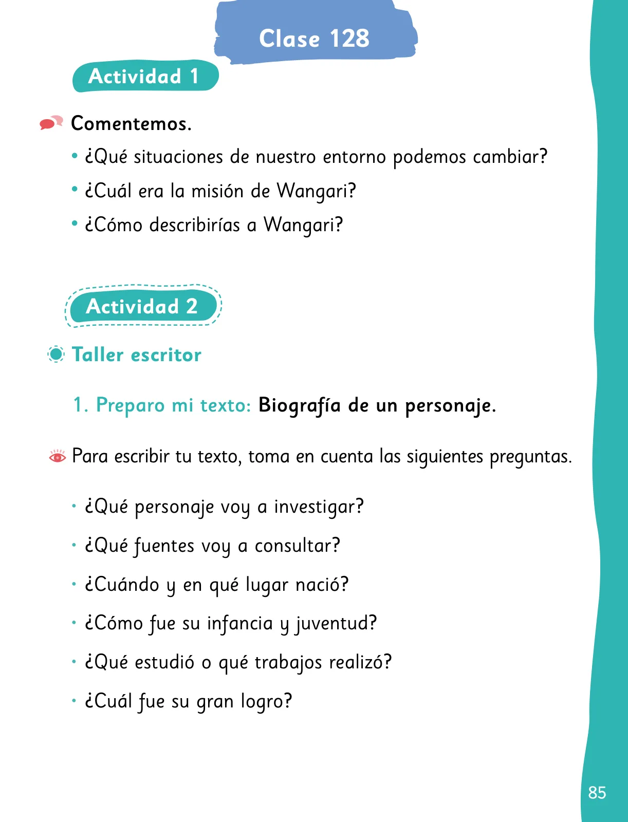 Miniatura página 87 de Lenguaje y Comunicación – Segundo Básico – Texto del Estudiante MINEDUC – Descargar PDF · 2024