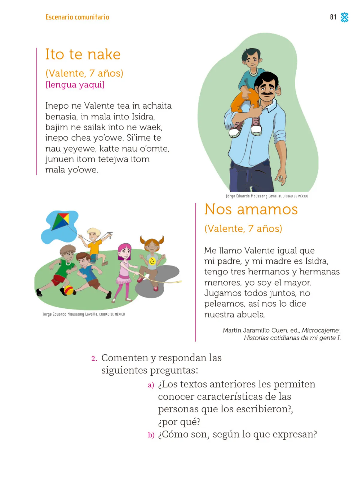 Miniatura página 82 de Proyectos Comunitarios.   Libro de Educación Primaria Grado 1°  Ciclo Escolar 2025 - 2026