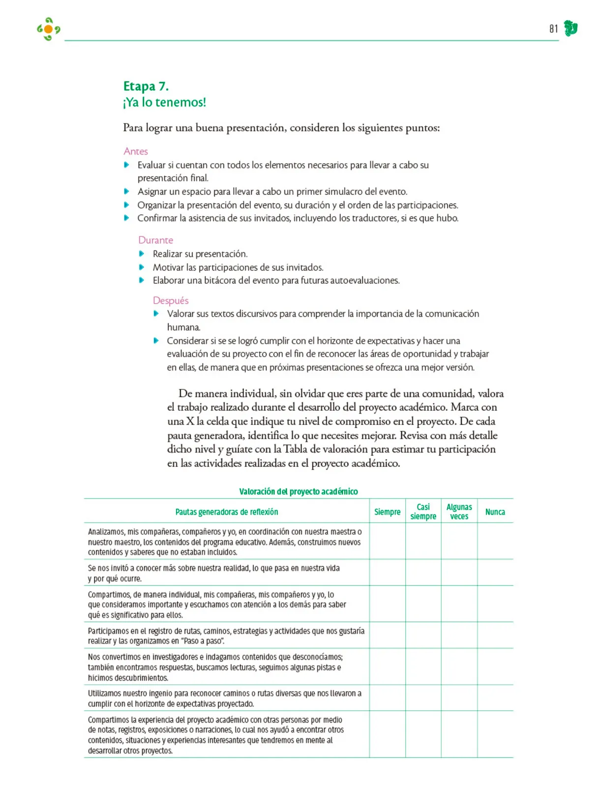 Página 82 de Colección Ximhai. Nuestro libro de Proyectos. Tomo II. Libro de Educación Telesecundaria Grado 1° Ciclo Escolar 2025 - 2026