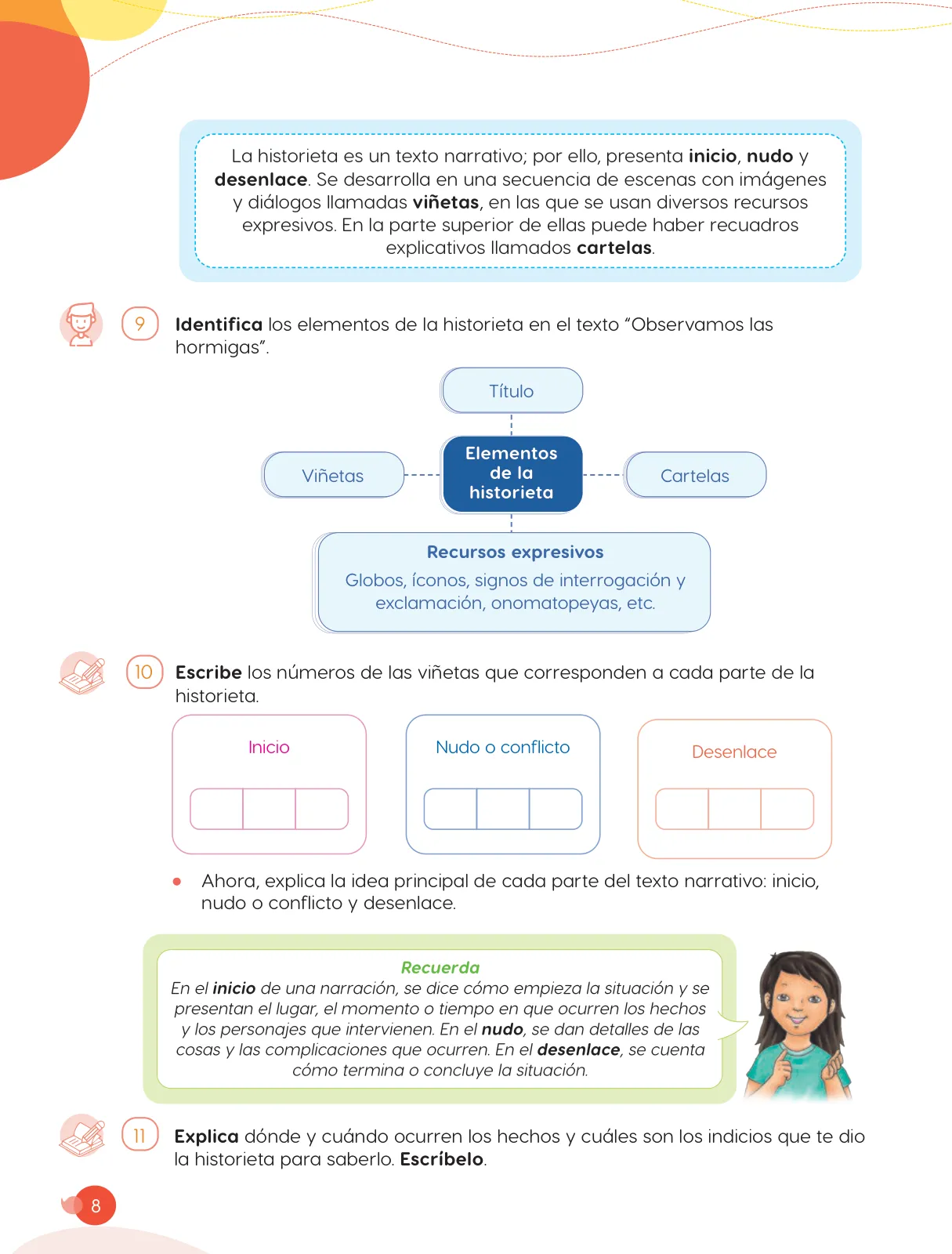 Página 10 de Cuadernillo de Comunicación 5, quinto grado de Primaria · 2023