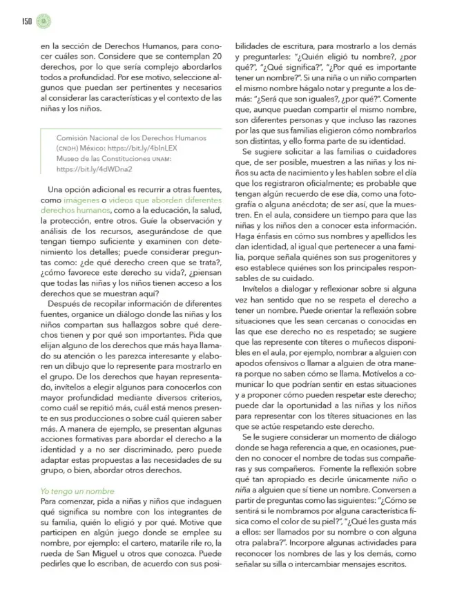 Página 151 de Modalidades de trabajo para la acción transformadora y el codiseño Libro de Educación Preescolar Grado 1°, 2°, 3° Ciclo Escolar 2025 - 2026