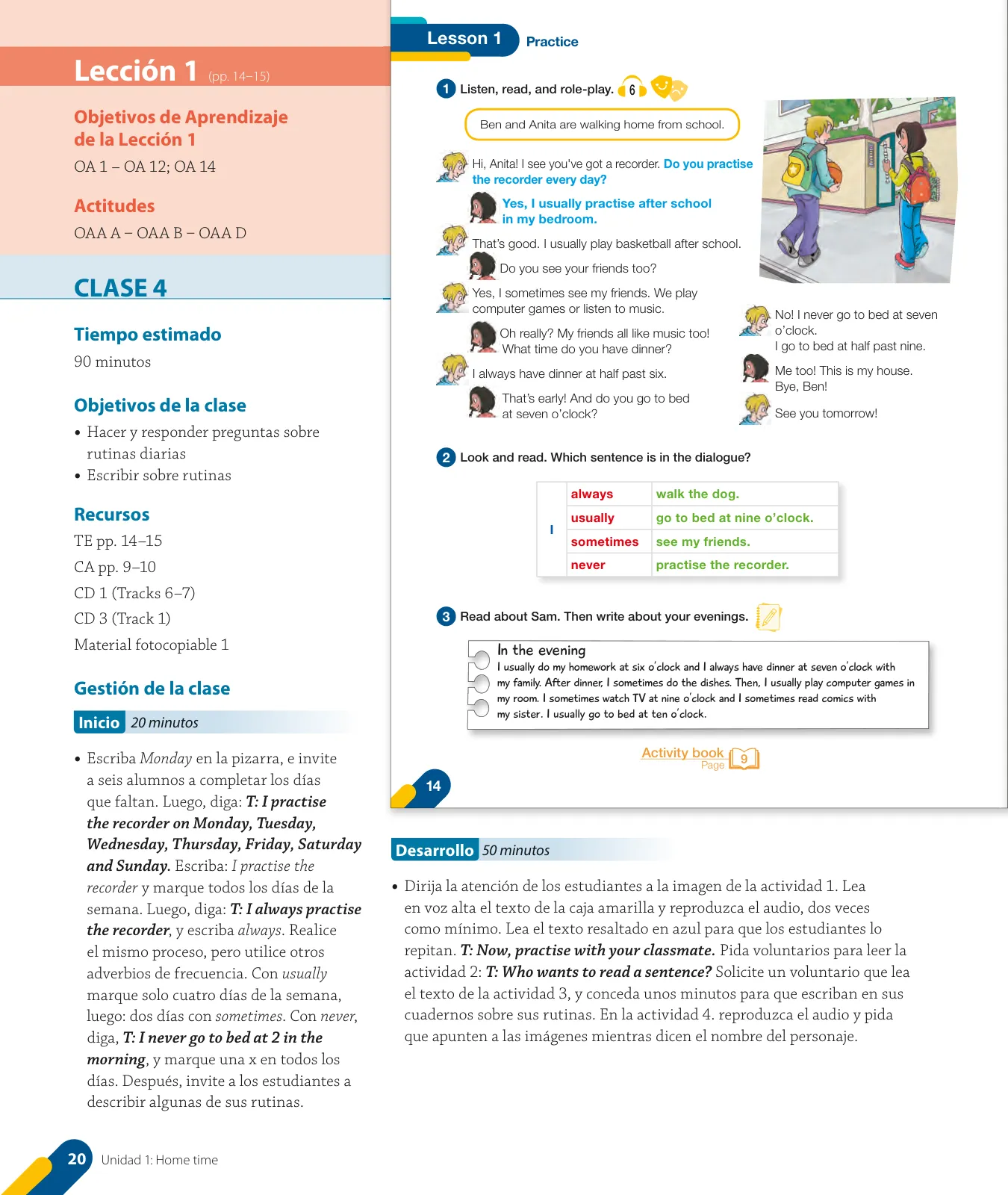 Miniatura página 22 de Inglés – Quinto Básico | Texto del Estudiante MINEDUC – Descargar PDF · 2024