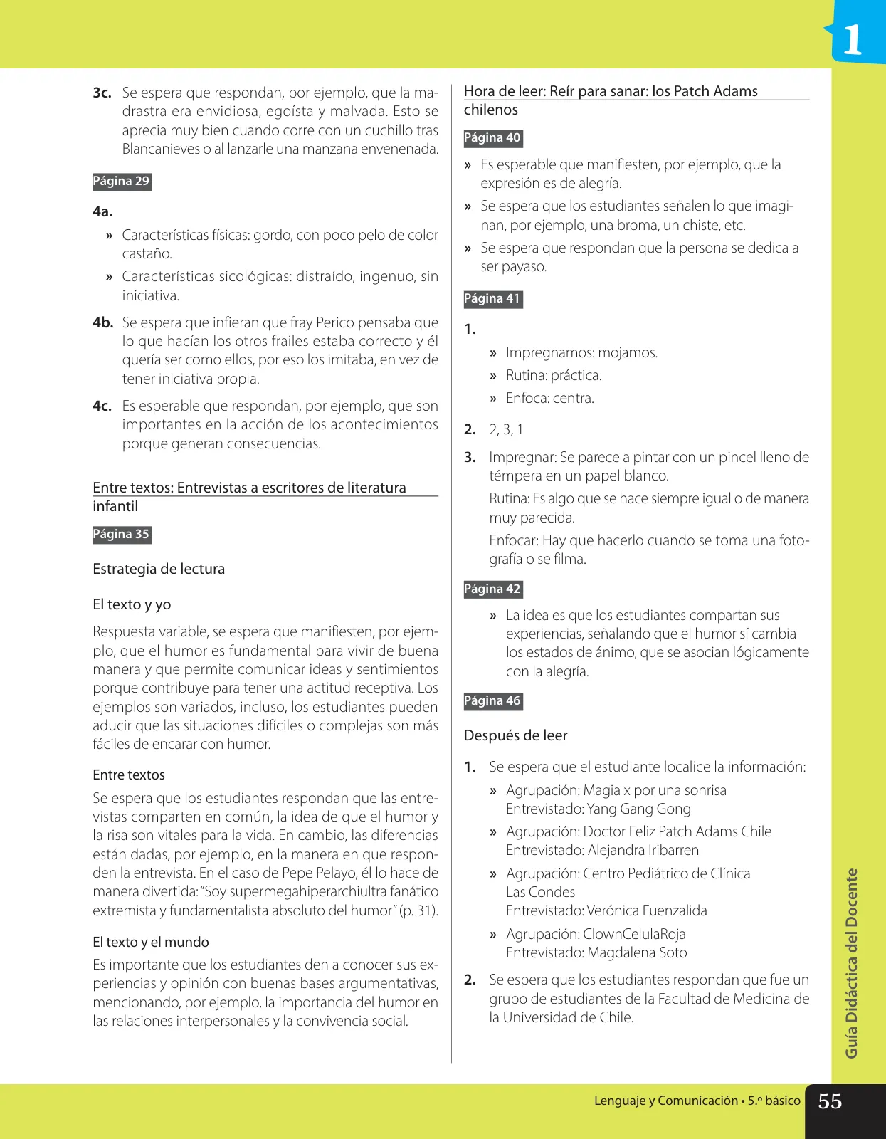 Página 66 de Lenguaje y Comunicación – Quinto Básico | Texto del Estudiante MINEDUC – Descargar PDF · 2024