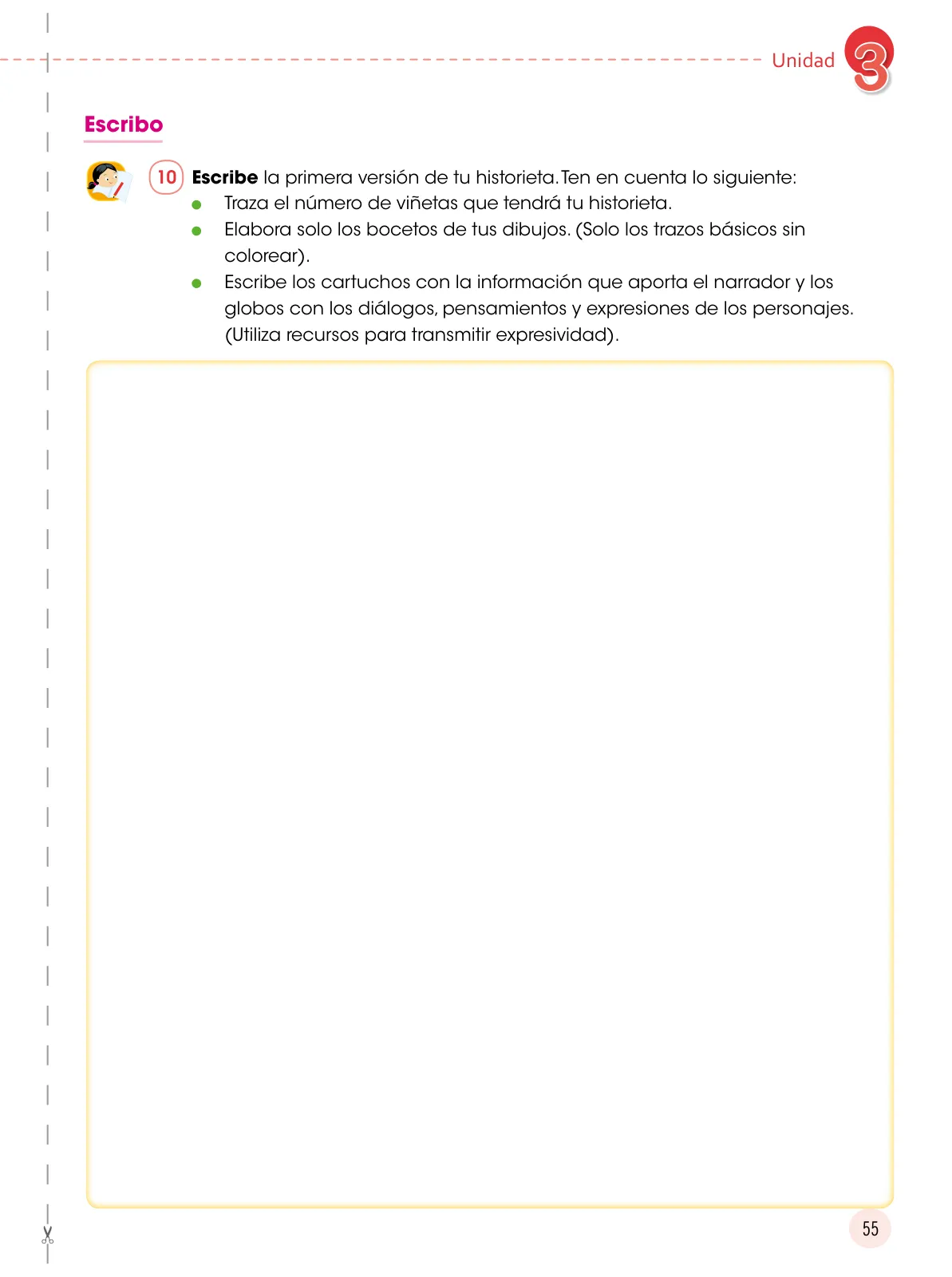 Miniatura página 56 de Comunicación 6 : cuaderno de trabajo para sexto grado de Educación Primaria 2019 · 2019