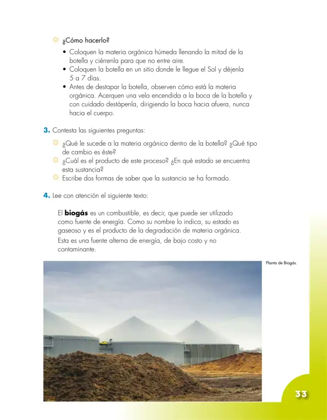 Página 33 de Ciencias Naturales 5° · Cartilla 02