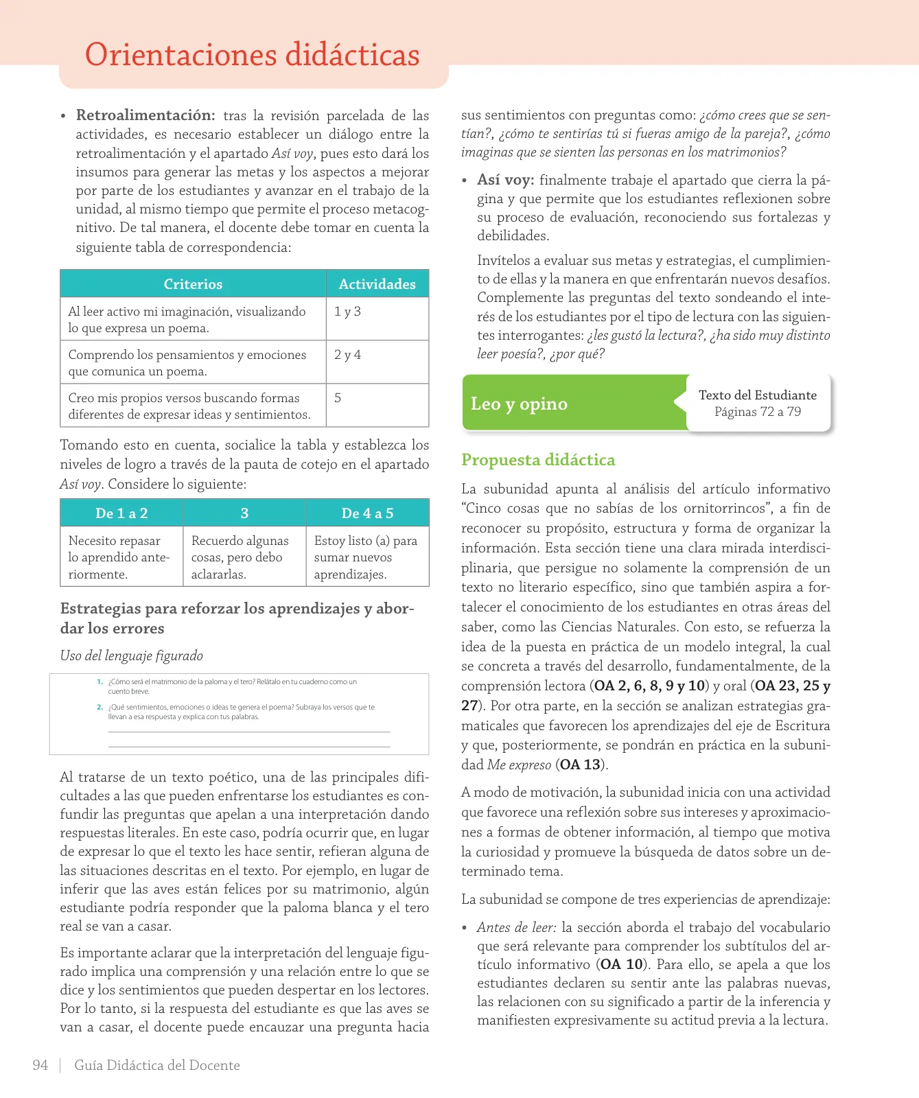 Página 140 de Lenguaje y Comunicación – Cuarto Básico | Texto del Estudiante MINEDUC – Descargar PDF · 2024