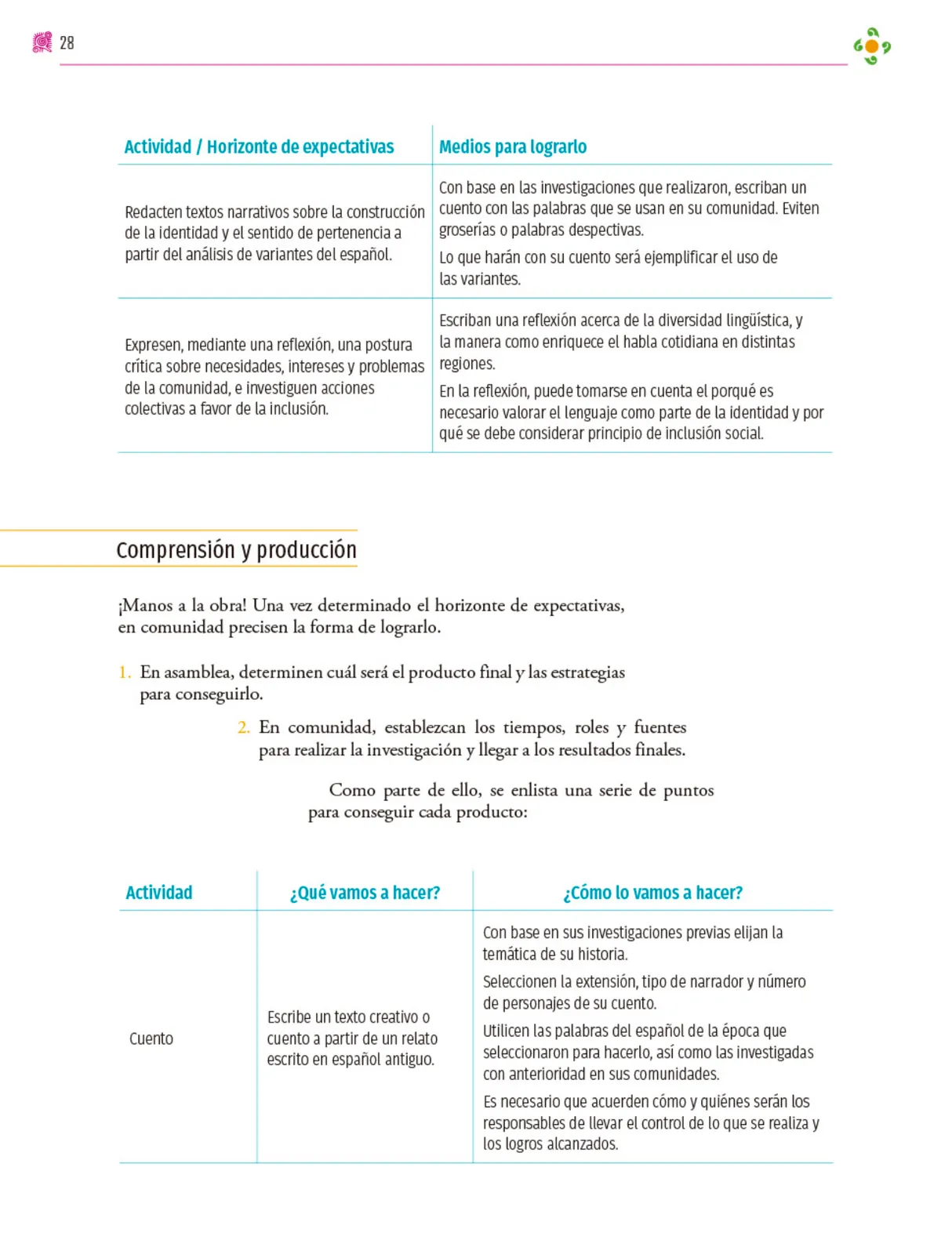 Página 29 de Colección Sk´asolil. Nuestro libro de proyectos. Libro de Educación Secundaria Grado 2° Ciclo Escolar 2025 - 2026