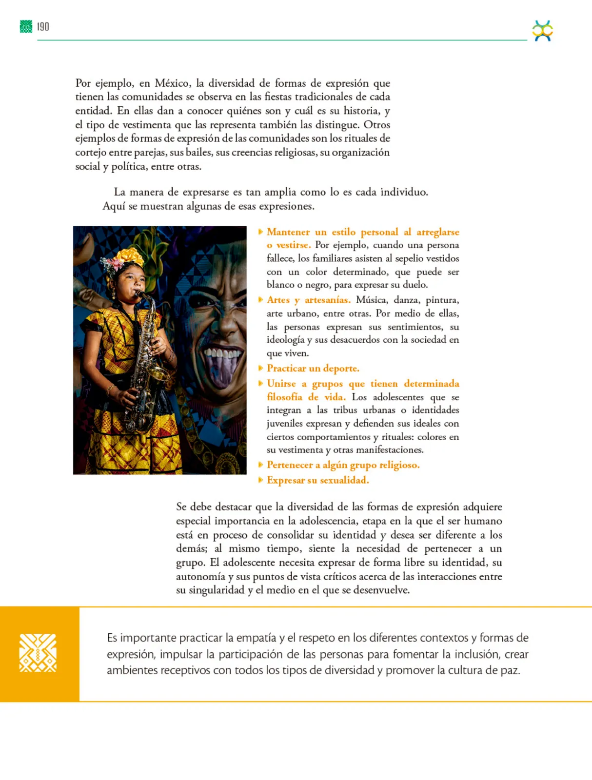 Miniatura página 191 de Colección Sk´asolil. De lo humano y lo comunitario.   Libro de Educación Telesecundaria Grado 2°  Ciclo Escolar 2025 - 2026