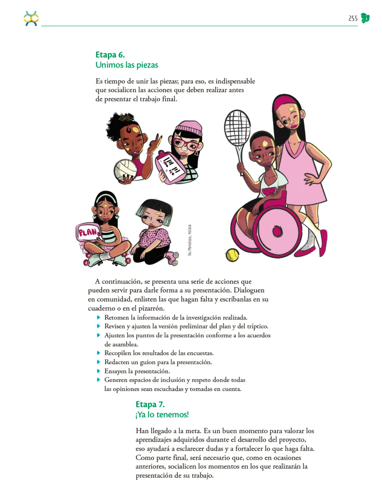 Página 256 de Colección Nanahuatzin. Nuestro libro de Proyectos.  Tomo III.  Libro de Educación Telesecundaria Grado 3°  Ciclo Escolar 2025 - 2026