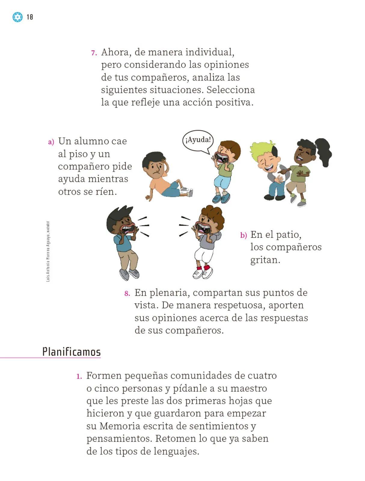 Página 19 de Proyectos Escolares. Libro de Educación Primaria Grado 1° Ciclo Escolar 2025 - 2026
