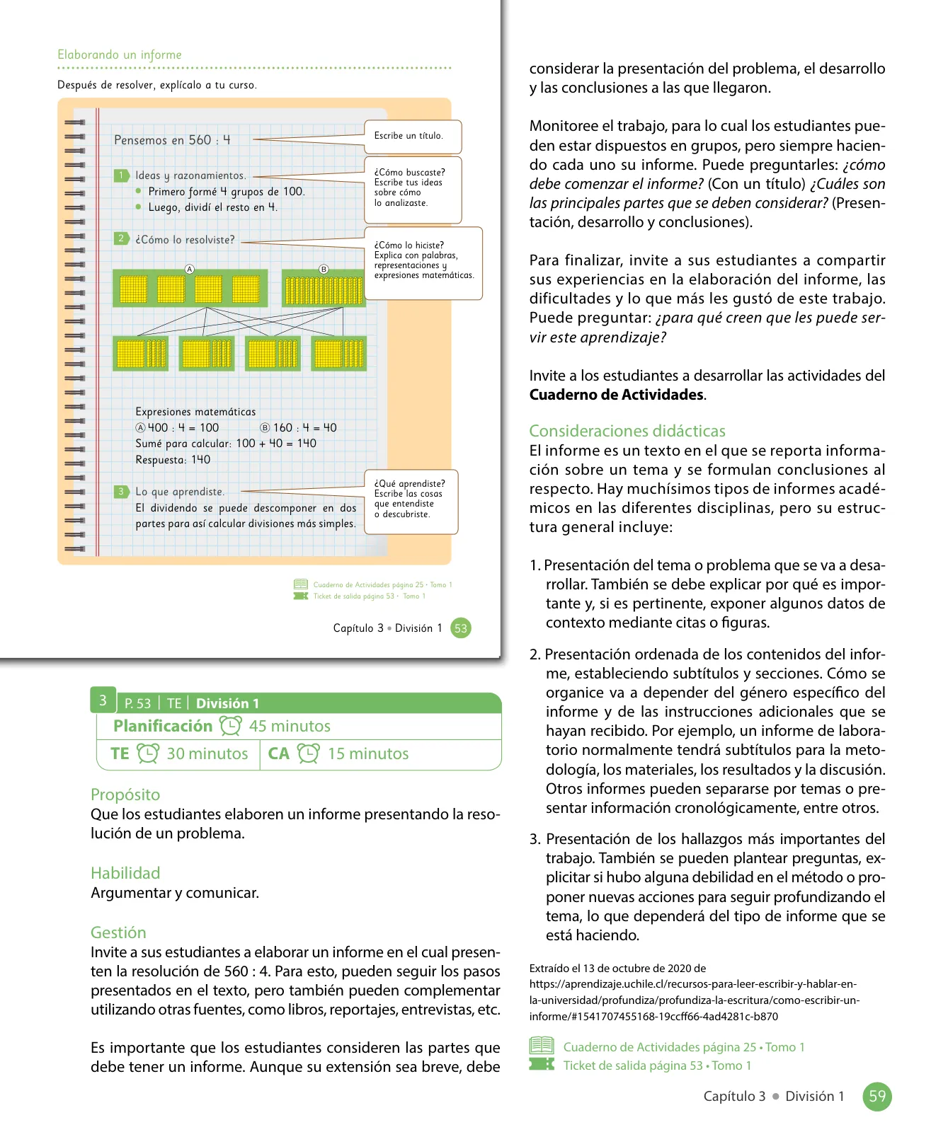 Página 61 de Sumo Primero – Quinto Básico | Texto del Estudiante MINEDUC – Descargar PDF · 2024