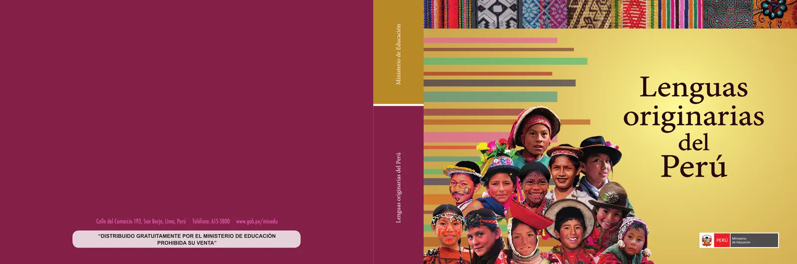 Portada de Lenguas originarias del Perú · 2018