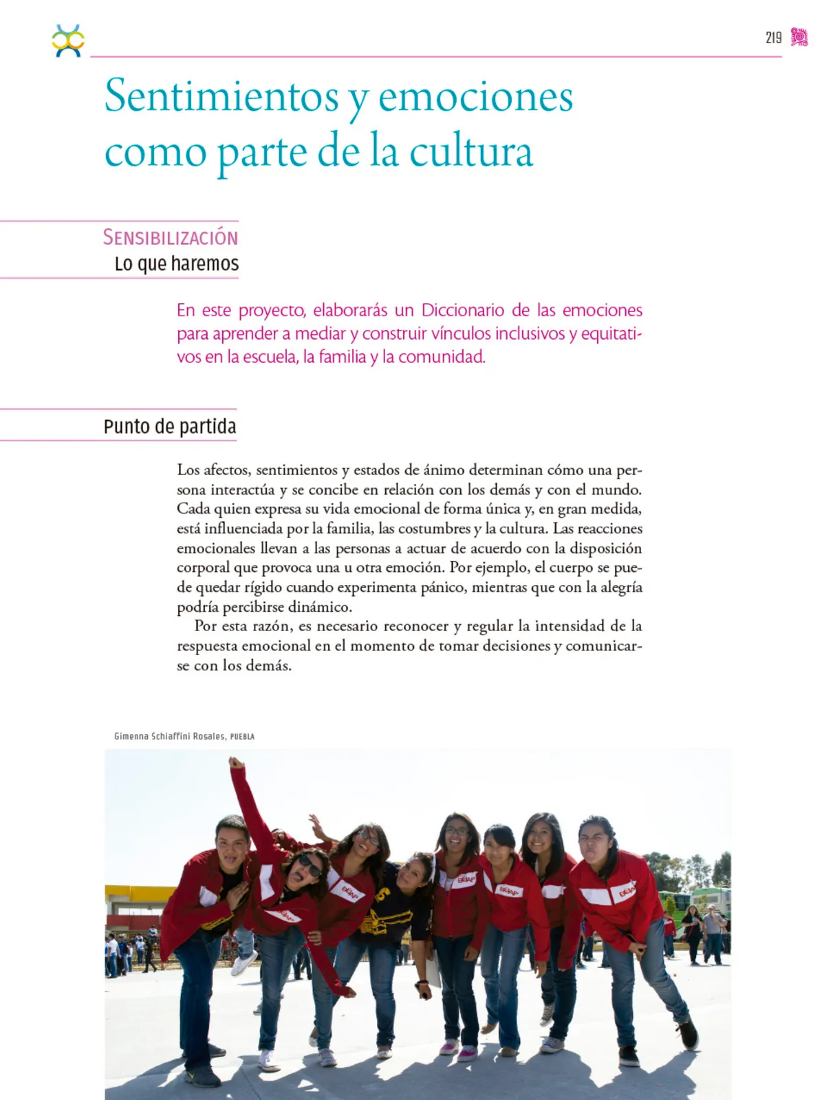 Miniatura página 220 de Colección Ximhai. Nuestro libro de proyectos.   Libro de Educación Secundaria Grado 1°  Ciclo Escolar 2025 - 2026