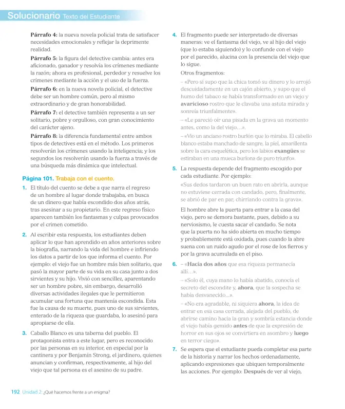 Página 194 de Lengua y Literatura – Octavo Básico | Texto del Estudiante MINEDUC – Descargar PDF · 2024