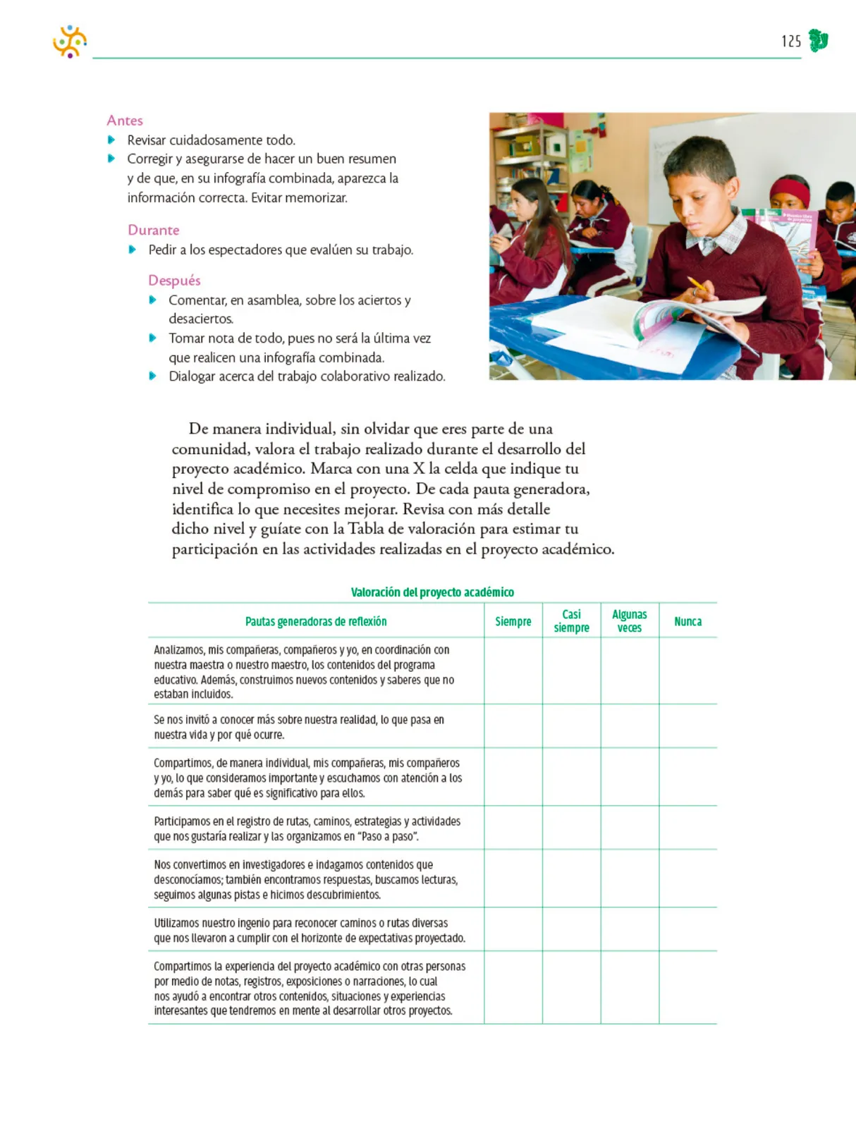 Página 126 de Colección Ximhai. Nuestro libro de Proyectos. Tomo I. Libro de Educación Telesecundaria Grado 1° Ciclo Escolar 2025 - 2026
