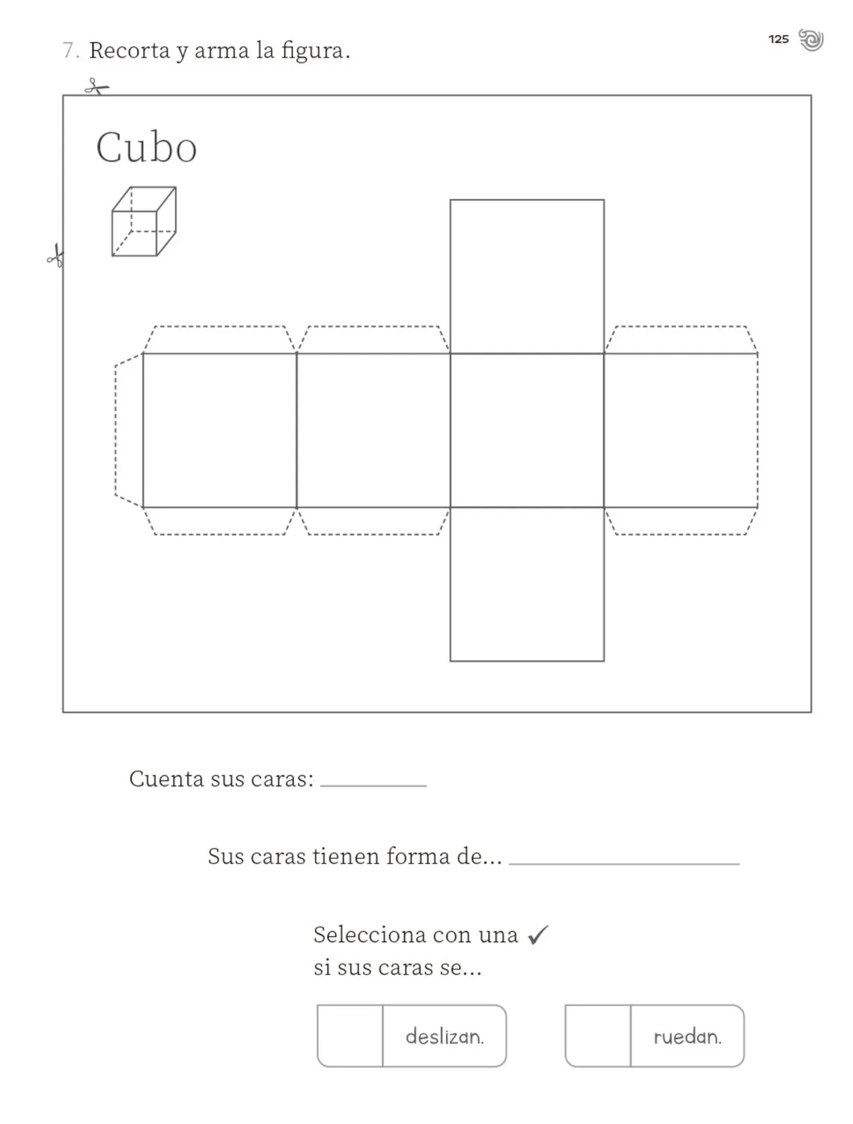 Miniatura página 126 de Múltiples lenguajes. Trazos y números.   Libro de Educación Primaria Grado 2°  Ciclo Escolar 2025 - 2026