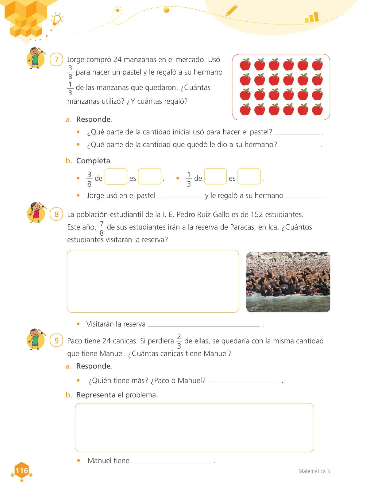 Miniatura página 117 de Matemática 5 : cuaderno de trabajo para quinto grado de Educación Primaria 2018 · 2018