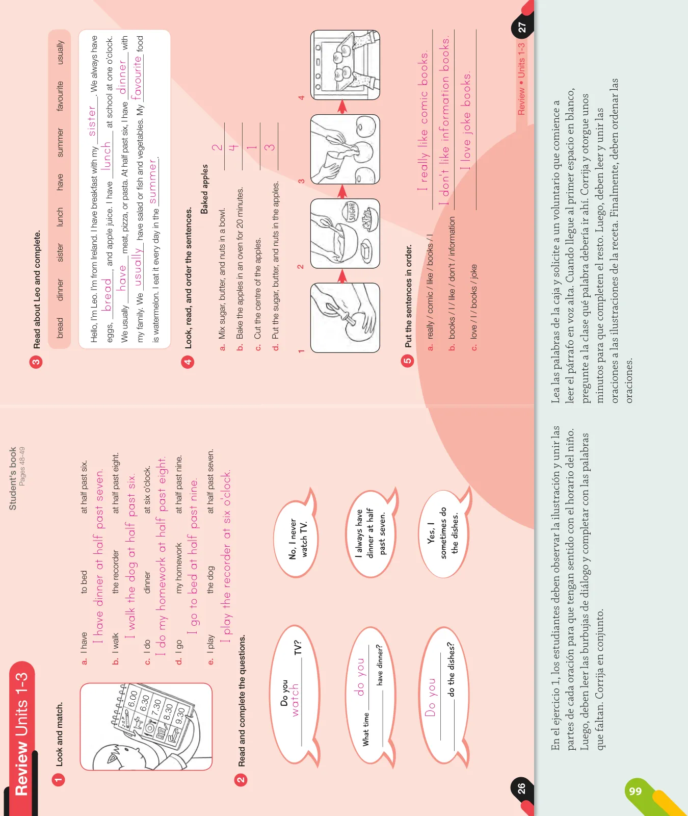 Página 101 de Inglés – Quinto Básico | Texto del Estudiante MINEDUC – Descargar PDF · 2024