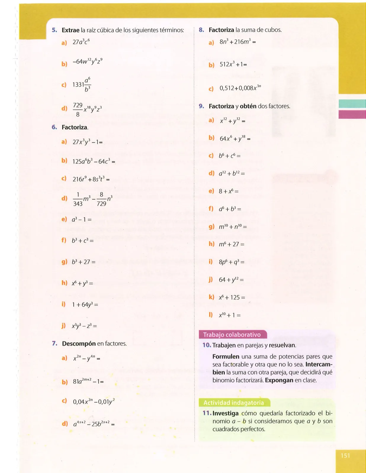 Miniatura página 151 de Matematica · 9 EGB · 2025