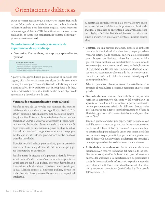 Página 46 de Lenguaje y Comunicación – Cuarto Básico | Texto del Estudiante MINEDUC – Descargar PDF · 2024