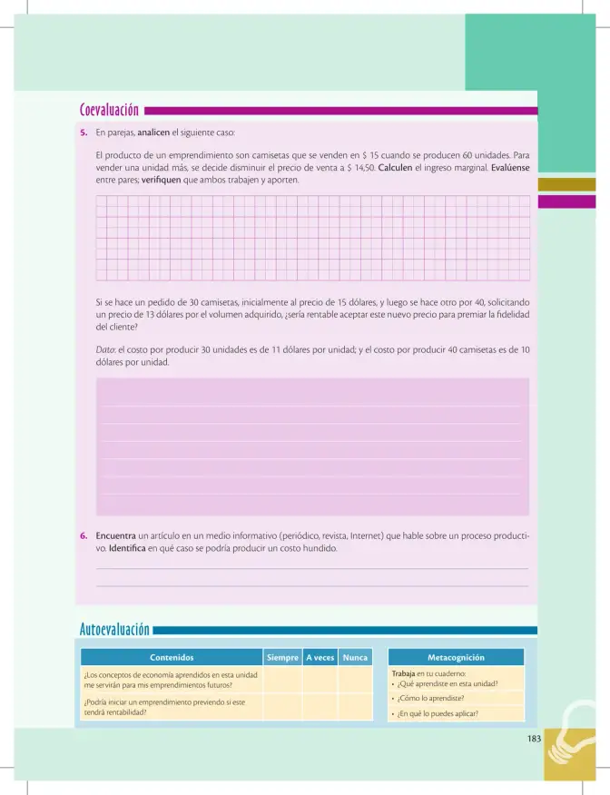 Página 183 de Emprendimiento Y Gestion 2° · Bgu 2 Emprendimiento Y Gestion 2019 · 2019