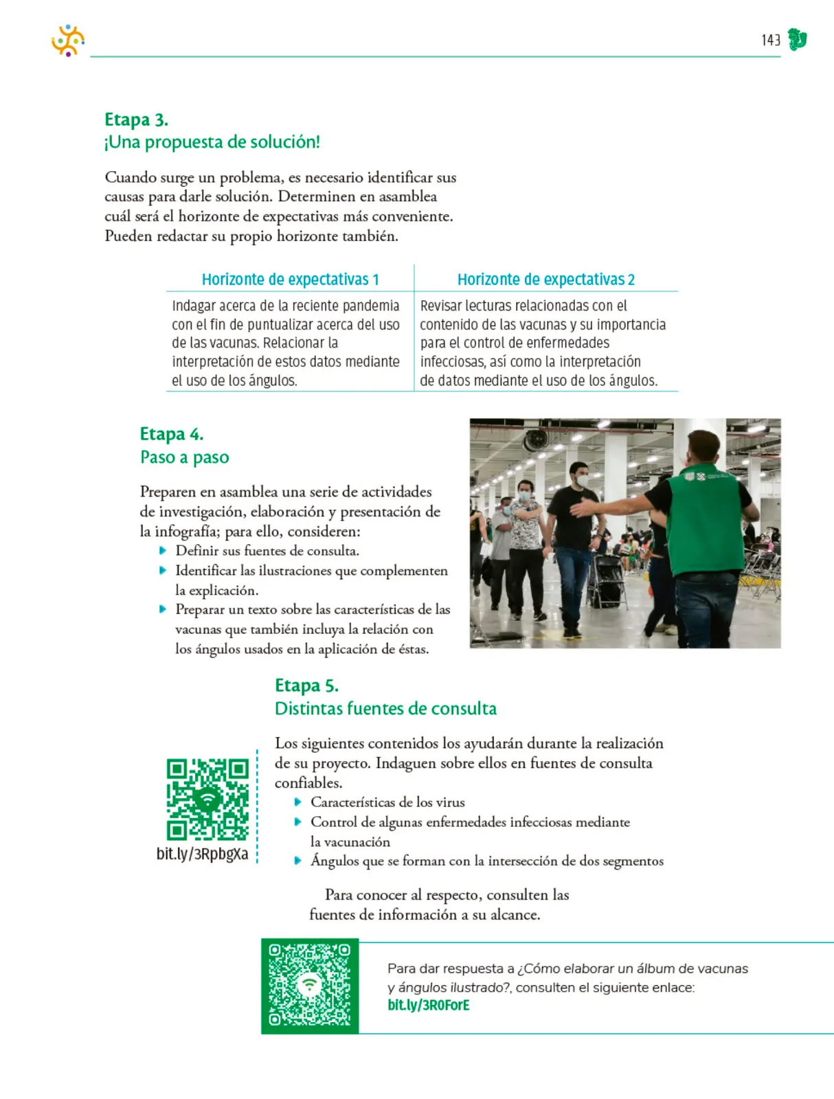 Página 144 de Colección Ximhai. Nuestro libro de Proyectos. Tomo II. Libro de Educación Telesecundaria Grado 1° Ciclo Escolar 2025 - 2026