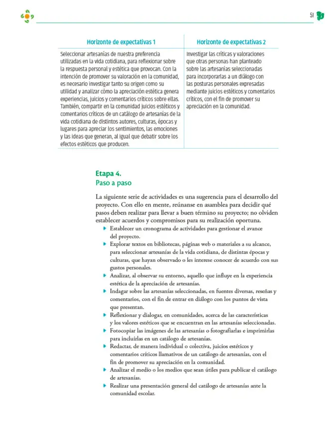 Página 52 de Colección Sk´asolil. Nuestro libro de Proyectos. Tomo II. Libro de Educación Telesecundaria Grado 2° Ciclo Escolar 2025 - 2026