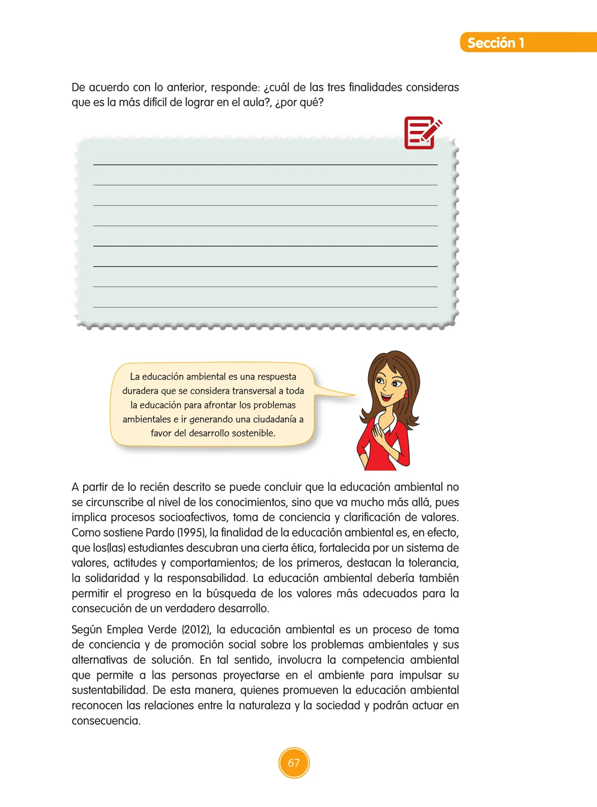 Página 68 de Guía de educación ambiental para el desarrollo sostenible : cambio climático · 2016