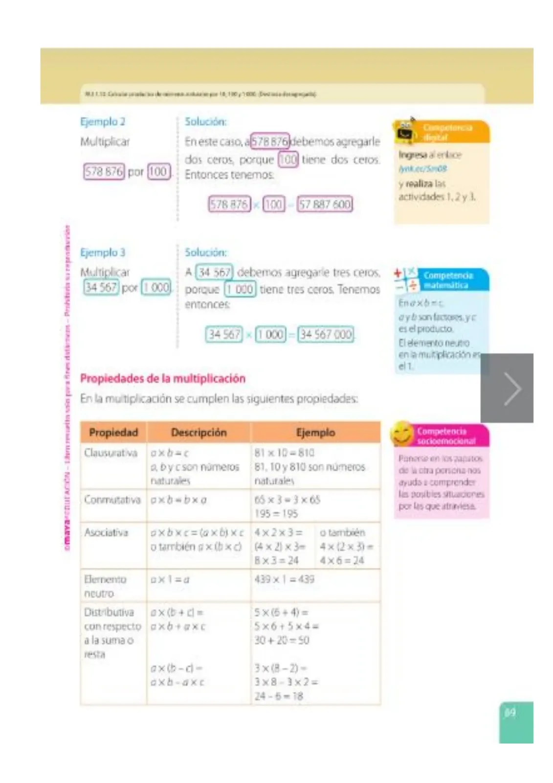 Miniatura página 72 de Matematica · 5 EGB · 2025