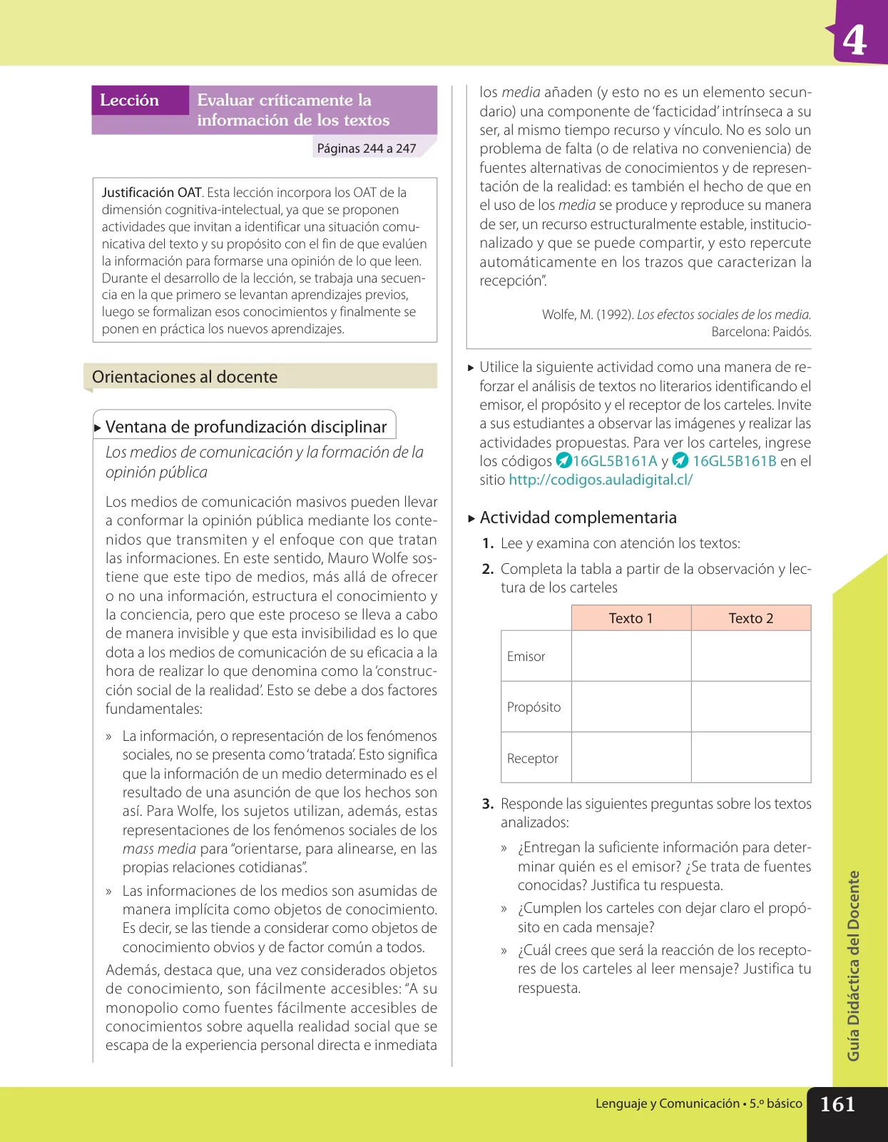 Página 146 de Lenguaje y Comunicación – Quinto Básico | Texto del Estudiante MINEDUC – Descargar PDF · 2024