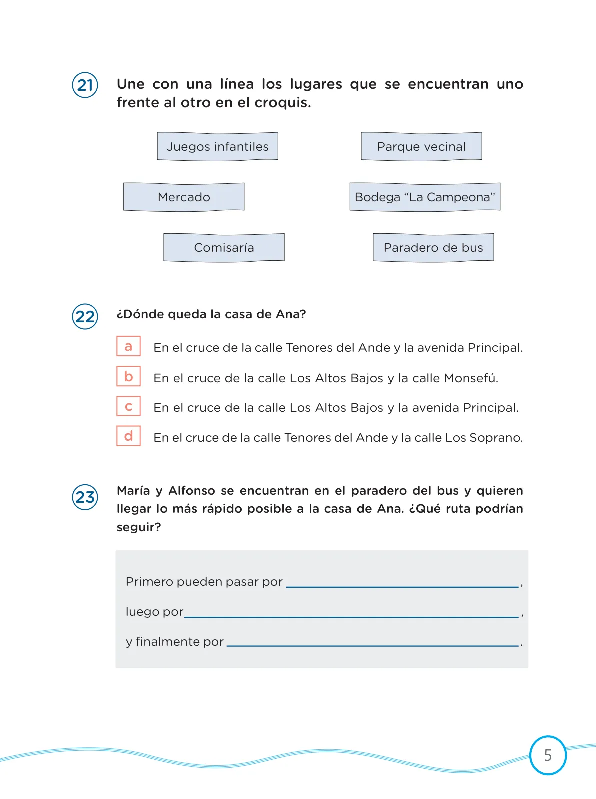 Página 5 de Kit de evaluación Proceso 2 Demostrando lo que aprendimos : Comunicación, segundo trimestre, ﻿Cuarto grado - Primaria · 2019