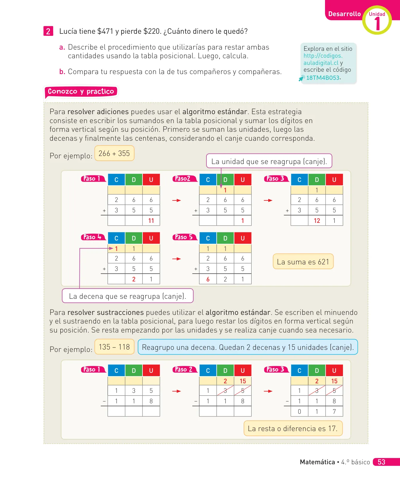 Miniatura página 126 de Matemática – Cuarto Básico | Texto del Estudiante MINEDUC – Descargar PDF · 2024