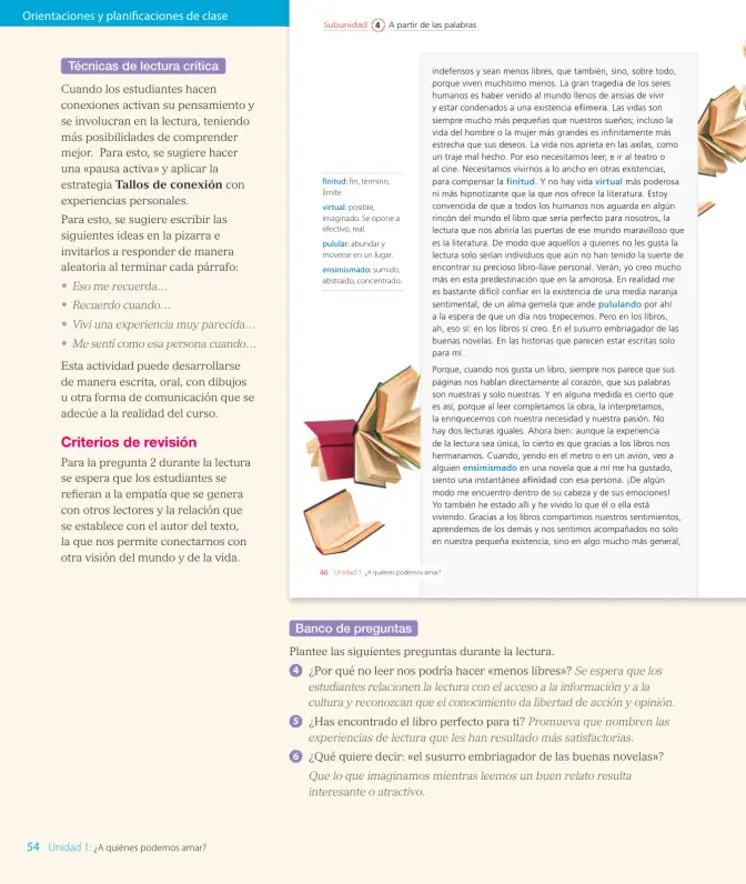 Página 56 de Lengua y Literatura – Octavo Básico | Texto del Estudiante MINEDUC – Descargar PDF · 2024