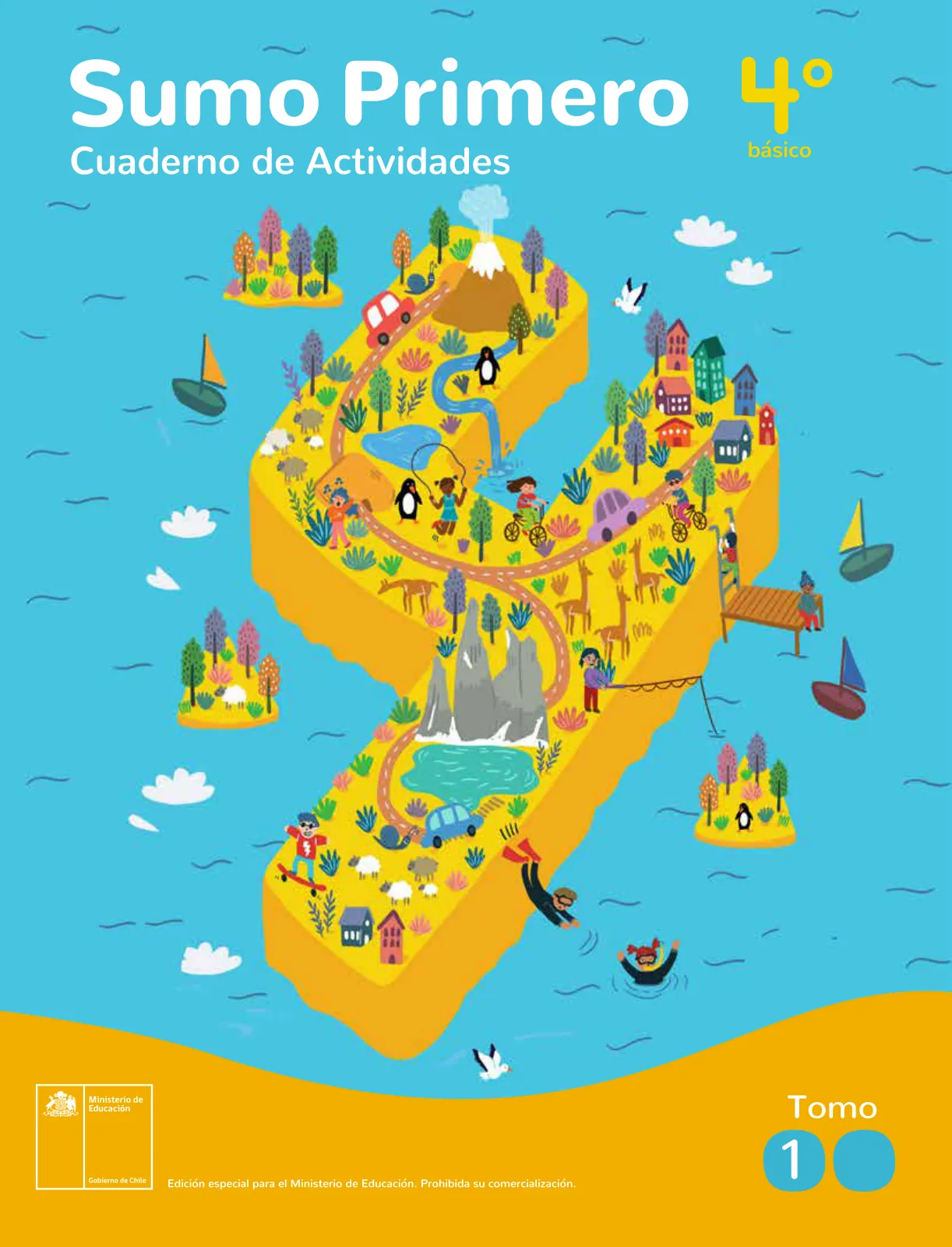Portada de Sumo Primero – Cuarto Básico | Texto del Estudiante MINEDUC – Descargar PDF · 2024